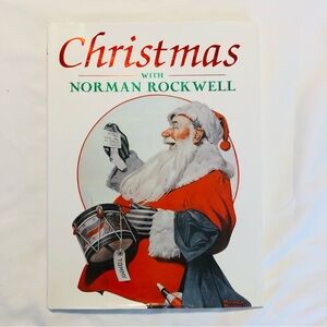 Christmas With Norman Rockwell Coffee Table Book 13” x 10” Hard Cover John Kirk